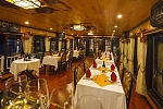 Dining room on Bai Tho Junks Halong Bay - 13 cabins