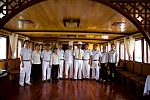 Crew members on Victory Cruise Halong Bay