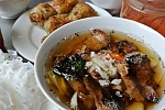 Bun Cha in Hanoi Old Quarter