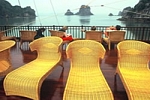 Sun deck on Ginger Cruise in Halong Bay, Vietnam