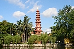 Tran Quoc pagoda in Hanoi, Vietnam