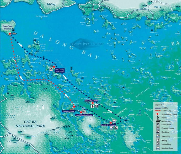 Tour map
