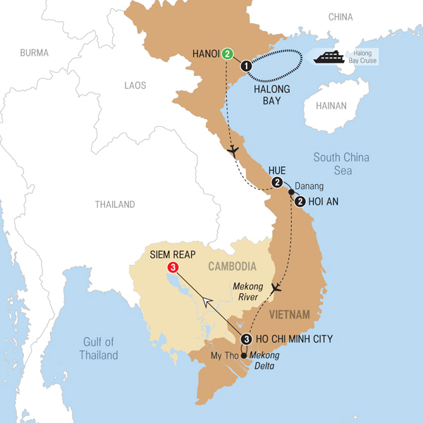 Tour map